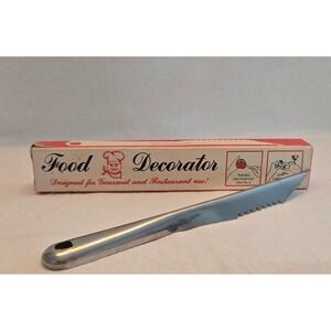 Vtg Food Decorator Knife Stainless Steel Garnishing Tool for Radish Roses Fruit
